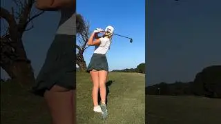 Amazing Golf Swing you need to see | Golf Girl awesome swing | Golf shorts | Grace Hallinan