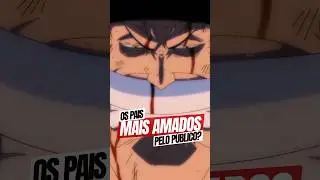 QUAIS OS PAIS MAIS AMADOS EM CADA ANIME Parte 2?? #shorts #anime