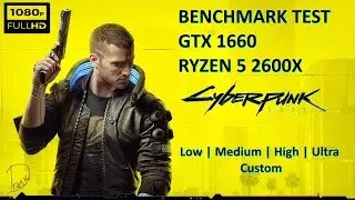 Cyberpunk 2077 | R5 2600X GTX 1660 | Low / Medium / High / Ultra / Custom
