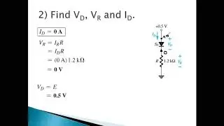 Problems related with diodes, DC source