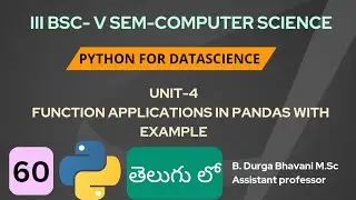 Function Applications in pandas || pipe|| apply || applymap