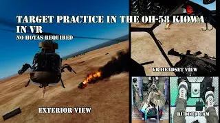 DCS - Kiowa target practice in VR 2024