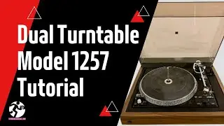 Dual 1257 Automatic Belt Drive German Turntable Tutorial | Forward Film Camera and Vintage Channel