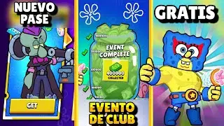 BOB ESPONJA X BRAWL STARS | SKIN GRATIS | NUEVO PASE DE BATALLA |Brawl Stars