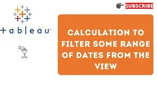 How to write a calculation to exclude range of dates in Tableau? || Filter some dates in Tableau
