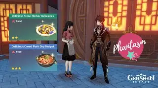 New Recipes at Liuli Pavilion [Genshin Impact 1.5]