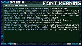 Game Dev Engine #8. Font Kerning.