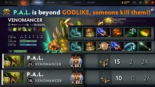 How to go BEYOND GODLIKE with Offlane Venomancer (7.34e Game Review x2)