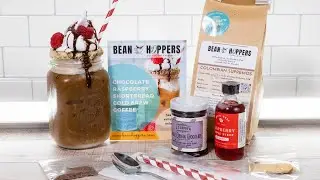 Cold Brew Coffee Recipe Kit with ingredients