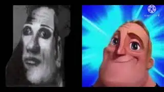 All preview 2 Mr incredible becoming canny and uncanny deepfake COMBO