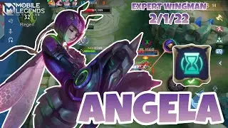 EXPERT WINGSMAN ANGELA | ANGELA GAMEPLAY | MOBILE LEGENDS
