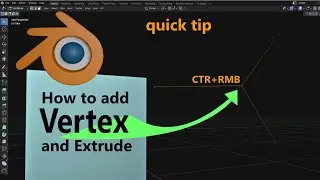 How to Create Vertex in a 3D space and extrude