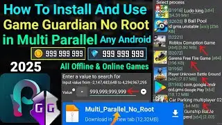 How To Install And Use Game Guardian In Multi Parallel No Root Any Android || 2025