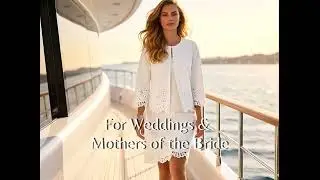Mother of the Bride Outfit | Butterfly Cutout Jacket & Dress