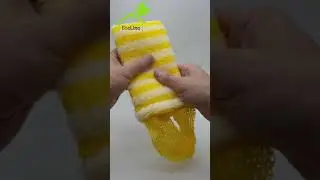 Массажная длинная мочалка для душа и бани "Сирень"