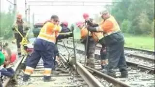 Ремонт, укладка железнодорожных путей...