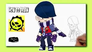 How to Draw Edgar from Brawl Stars