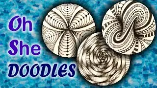 Doodle Diary Patterns 8, 9, 10 - Added Details