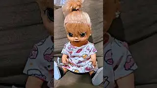 Arrumando a baby helo pra comer brownie!🤍|#shortsviral#like#viralvideo#babyalive #babygirl #naoflopa