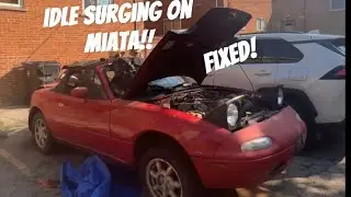 fixing surging idle issue on my 1990 Mazda Miata