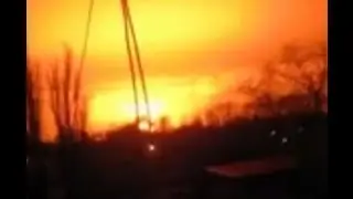 Стали известны подробности мощного  взрыва в Донецке 08 02 2015.