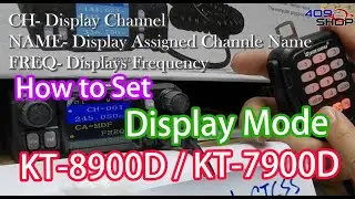 How to set Display Mode∣MENU27∣SURECOM ∣KT-8900D∣KT-7900D∣Color display∣ DUAL BAND ∣MOBILE RADIO∣