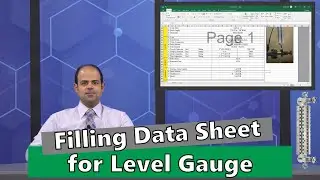 Filling Data Sheet for level gauge