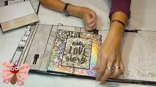 Álbum de fotos boda personalizado original VI. Álbum boda scrapbook. Regalo para boda