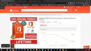 Biar Betik Murah Betul Harga Microsoft Office 365 Dekat Shopee ??Ori ka tak ?