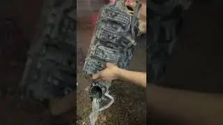 Inlet filled with Water, engine ceased #mechanic #mechanical #rain #engine #camry