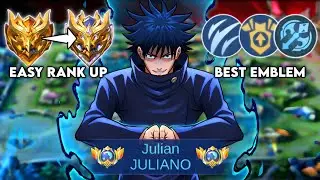 JULIAN EXP LANE IS BROKEN AGAIN! BEST BUILD & EMBLEM META 2025! - MLBB
