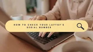 Quick and Smart Way To Check Your Laptop Serial Number #laptop #hp #dell #skills #viral #trending