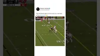 Darnell Washington’s first catch as a member of the 