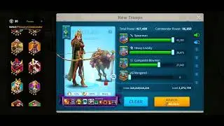 How to send 1 unit troop for slow build rok