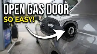 Ford Fusion – How to open the gas cap/fuel door