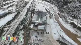 Fuerte granizada provoca la caída del Tinglado de la Piscina de Catavi (Potosí)