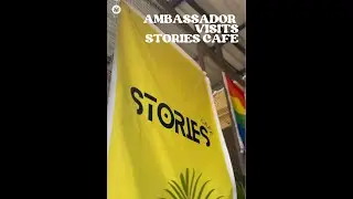 Ambassador Eric Garcetti at Stories Cafe in Pune!