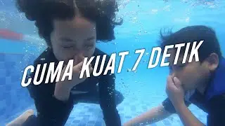 Belajar berenang sambil tahan nafas