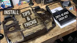 2013-16 iPad Dash kit Install Tips & Tricks