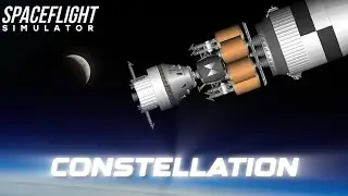 Constellation Moon Mission in Spaceflight Simulator HD