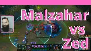 Malzahar vs  Zed (mid) | Ranked | Preseason 12