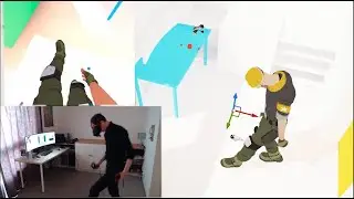 Preview Test of full body Vive streaming to Oculus Quest in Unreal w/Raspberry Pi Face Camera