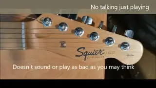 Squier Tele Affinity Telecaster. No talking just playing