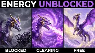 432Hz Violet Flame Dragon Healing - Powerful Dragon Energy Meditation!