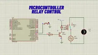 Relay Control with ATMEGA8 - Complete Proteus Simulation Tutorial | Arduino Relay Module