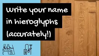 Egyptian hieroglyphic alphabet [and how to write your name in hieroglyphs accurately!]