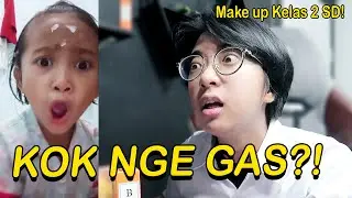 ADEKNYA AKTIF SEKALI BUN ... MAKE UP ANAK KELAS 2 SD