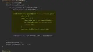 Handling a Long Running Operation in a JavaFX MenuButton