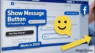 how to show message button on #facebook page || Hello Netizens
