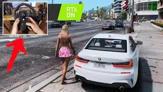 BMW M3 2020 - GTA V | Logitech G29 🔥 BEST GRAPHIC MOD / RTX